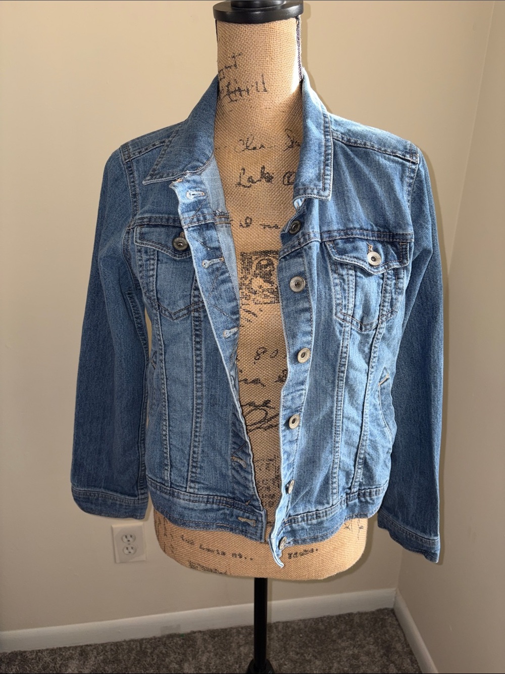 Sonoma Classic Light Blue Denim Jacket - Women's Jean Coat